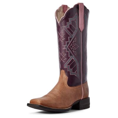 Ariat Jackpot - Western Laarzen Bruin Grijs Dames - 17542-636